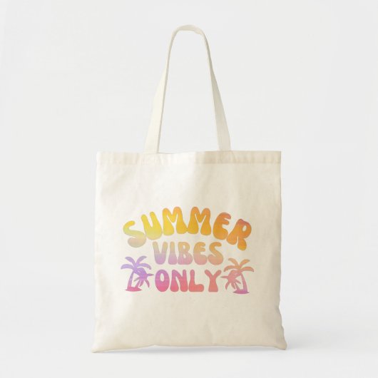 ALLEEN SUMMER VIBES TOTE BAG (Voorkant)
