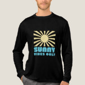 Alleen Sunny Vibes – Bold Retro Sunshine Graphic Tri-Blend Shirt (Voorkant volledig)