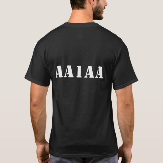 Alleen T-oproepsignaal T-shirt (Achterkant)