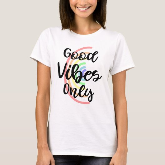ALLEEN T-SHIRT VOOR GOEDE VIBES (Voorkant)
