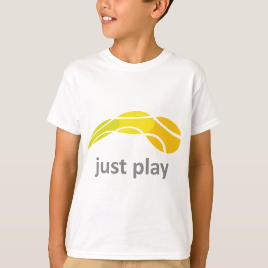 Alleen Tennis afspelen T-shirt (Voorkant)