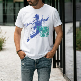 Alleen Tennis Vibes Grunge Vervuild T-shirt