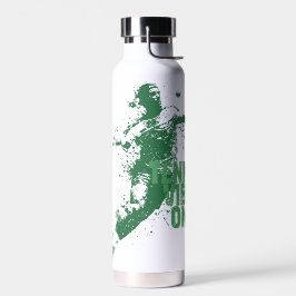 Alleen Tennis Vibes Retro Grunge Spatten Sport Waterfles