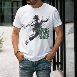 Alleen Tennis Vibes Retro Vintage T-shirt