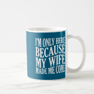Alleen Terug Hier Omdat Vrouw Komt Koffiemok
