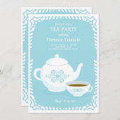 Alleen Thee Uitnodiging (Voorkant / Achterkant)