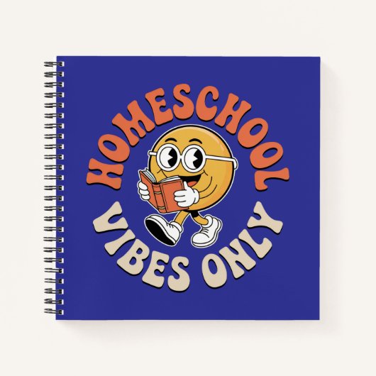 Alleen thuisonderwijs vibes notitieboek (Voorkant)