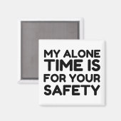 Alleen tijd magneet (Voorkant / Achterkant)