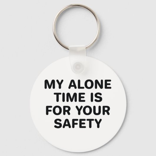 Alleen tijd sleutelhanger (Voorkant)