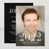 Alleen Tijdloze Afstudeer Uitnodiging (Voorkant / Achterkant)