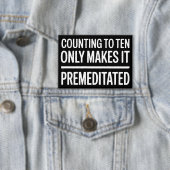 Alleen tot tien tellen maakt het voorbedacht grapp button (Insitu)