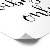 Alleen Trendy-minimalistisch Poster met goede stee (Hoek)