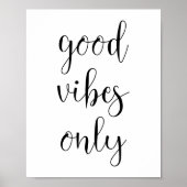 Alleen Trendy-minimalistisch Poster met goede stee (Voorkant)