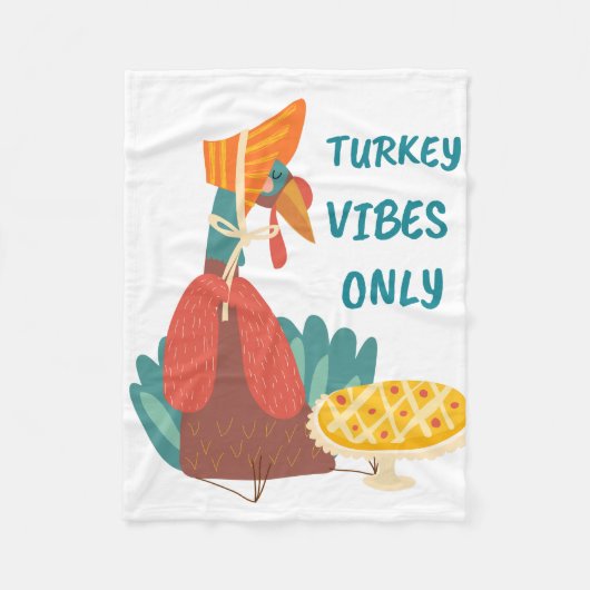 Alleen Turkije-vibes Fleece Deken (Voorkant)