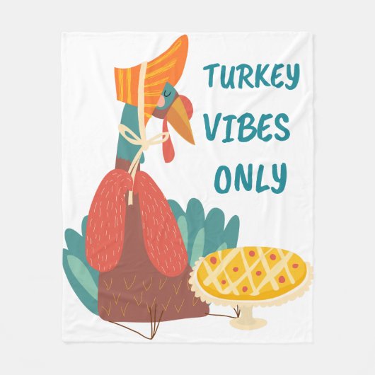 Alleen Turkije-vibes Fleece Deken (Voorkant)