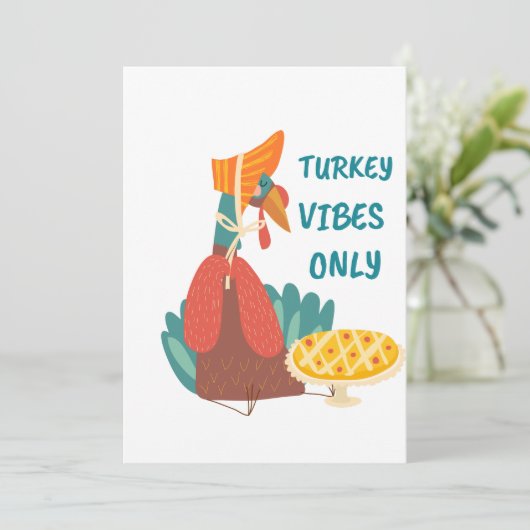 Alleen Turkije-vibes Kaart (Staand voorkant)