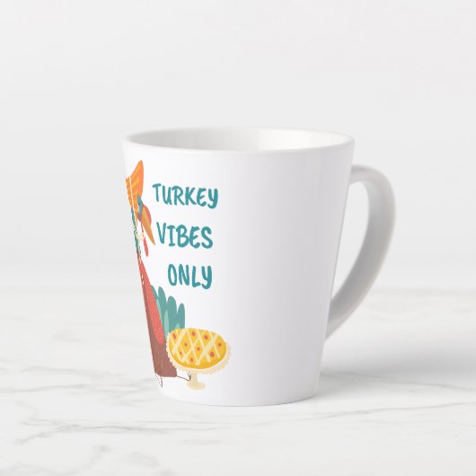 Alleen Turkije-vibes Latte Mok (Rechterhoek)