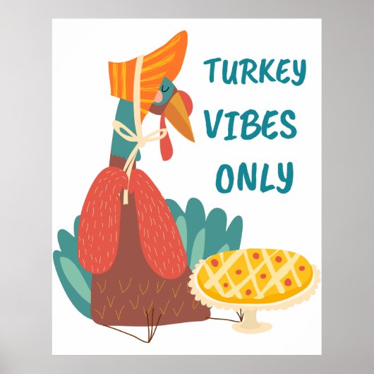 Alleen Turkije-vibes Poster (Voorkant)
