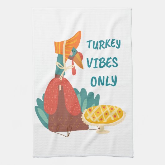 Alleen Turkije-vibes Theedoek (Verticaal)