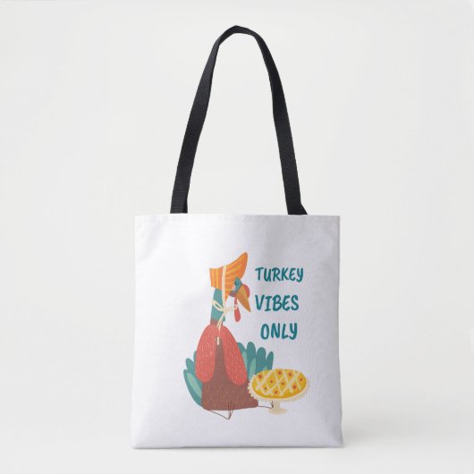 Alleen Turkije-vibes Tote Bag (Voorkant)