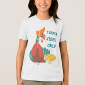 Alleen Turkije-vibes Tri-Blend Shirt (Voorkant)