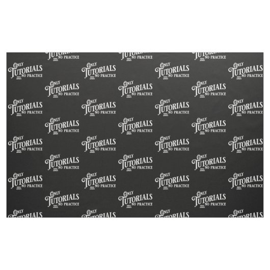 Alleen tutorials, geen oefening stof (Fat Quarter)