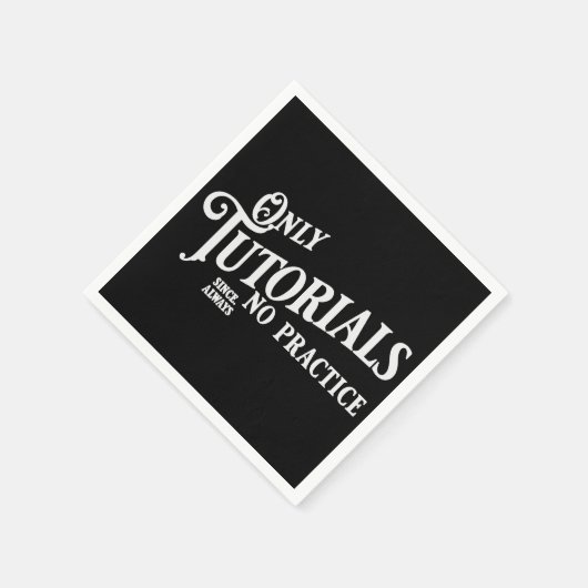 Alleen tutorials, geen praktijk servet (Hoek)