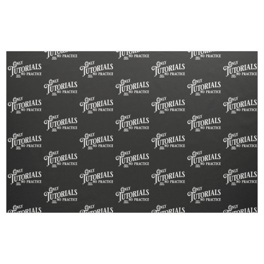 Alleen tutorials, geen praktijk stof (Fat Quarter)