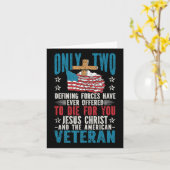 Alleen twee definitieve krachten Jezus Christus Ve Kaart (Gele Bloem)