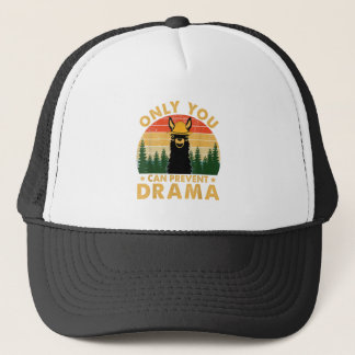 Alleen u kunt drama Llama Camping  voorkomen Trucker Pet