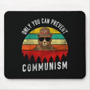 Alleen u kunt het communisme van de Russische Beer Muismat