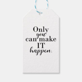 ALLEEN U KUNT HET GEMAKKELIJK AANGEPAST MAKEN CADEAULABEL