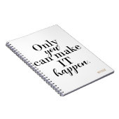 ALLEEN U KUNT HET GEMAKKELIJK AANGEPAST MAKEN NOTITIEBOEK (Rechterzijde)