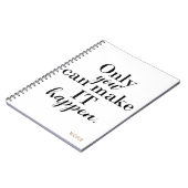 ALLEEN U KUNT HET GEMAKKELIJK AANGEPAST MAKEN NOTITIEBOEK (Linkerzijde)