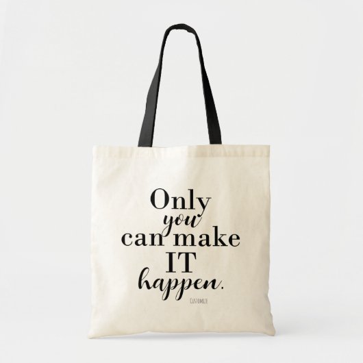 ALLEEN U KUNT HET GEMAKKELIJK AANGEPAST MAKEN TOTE BAG (Voorkant)