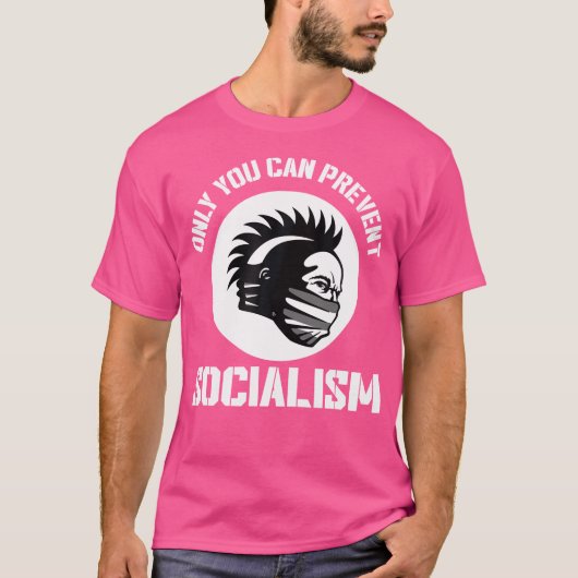 Alleen u kunt voorkomen dat het Beer van het socia T-shirt (Voorkant)