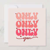 Alleen u valentijnse (Voorkant)
