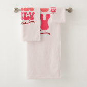Alleen u valentijnse bad handdoek (Insitu)