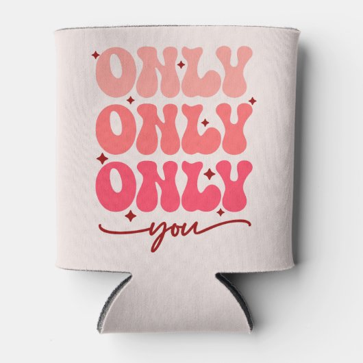 Alleen u valentijnse blikjeskoeler (Voorkant)