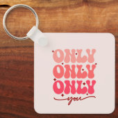 Alleen u valentijnse sleutelhanger (Voorkant)