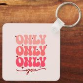 Alleen u valentijnse sleutelhanger (Achterkant)