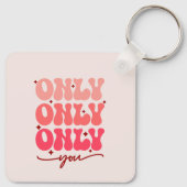 Alleen u valentijnse sleutelhanger (Achterkant)