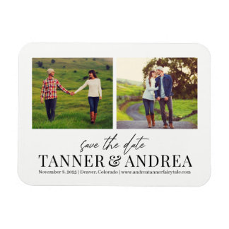 Alleen UW EDITABLE KLEUR bespaart de datum magneet