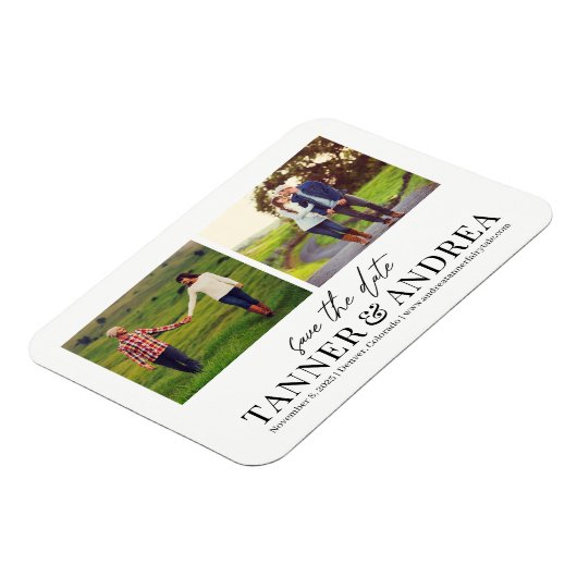 Alleen UW EDITABLE KLEUR bespaart de datum magneet (Linkerzijde)