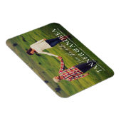 Alleen UW EDITABLE KLEUR bespaart de datum magneet (Rechterzijde)