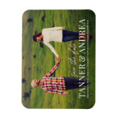 Alleen UW EDITABLE KLEUR bespaart de datum magneet (Verticaal)