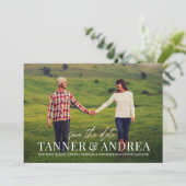 Alleen UW EDITABLE KLEUR slaat de Kaart Datum op (Staand voorkant)