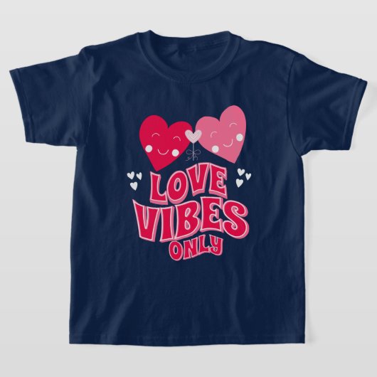 Alleen Valentijnsdag Love Vibes T-shirt (Laagn)