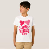 Alleen Valentijnsdag Love Vibes T-shirt (Voorkant volledig)