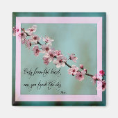 Alleen van het hart Floral Magneet (Voorkant)